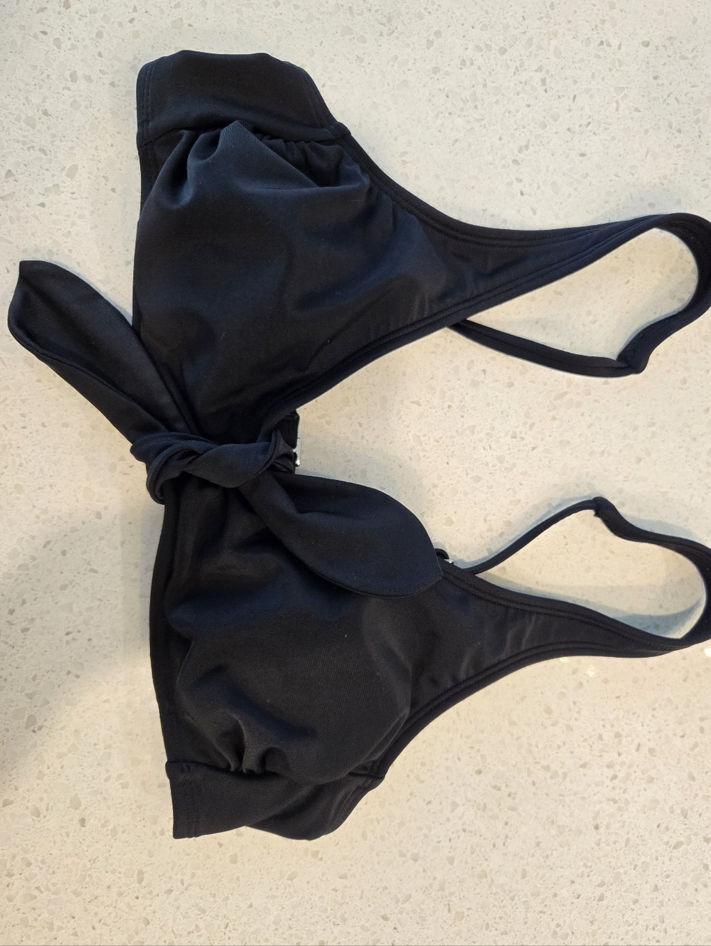 Xhilaration Black Swimsuit Top - Medium